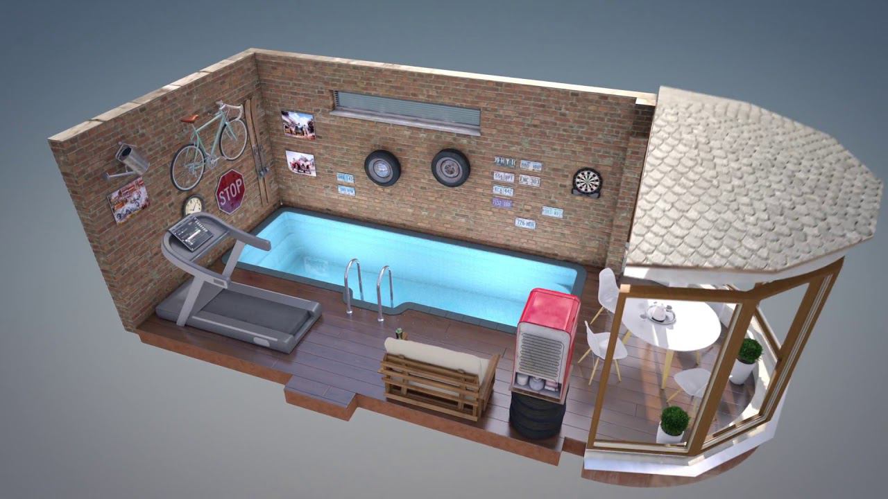 Надоел гараж Есть решение   плавательная дорожка SwimTrack!