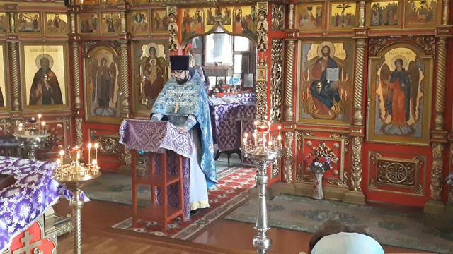 20 апреля Похвала Пресвятой Богородицы (Суббота Акафиста), проповедь иерея Игоря Шананина.