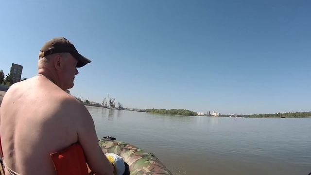 г. Омск р. Иртыш (4К) 25.05.2021г. №13 Иртышская Набережная! Обзор с воды