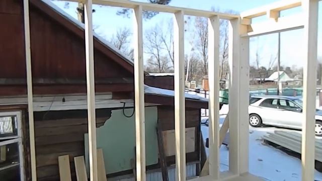 Строительсво каркасного дома, своими руками. часть 1 - коробка