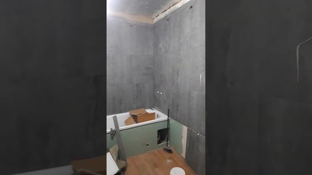 Отделка ванной комнаты. Чернушка, март 2023