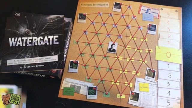 Unboxing: Watergate from Capstone Games - The Players' Aid