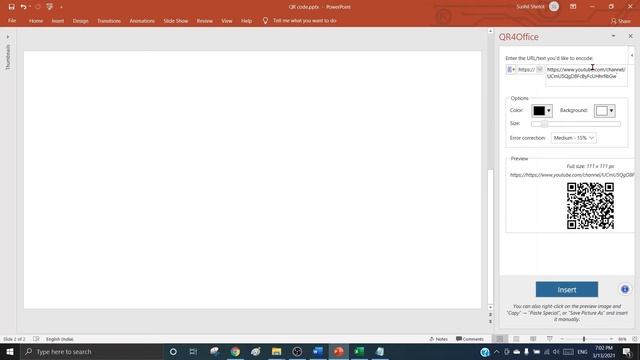 Create QR code in Microsoft Excel, Word and PowerPoint !