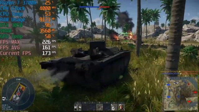 War Thunder | RTX 3050 (Ultra Settings) FPS Test