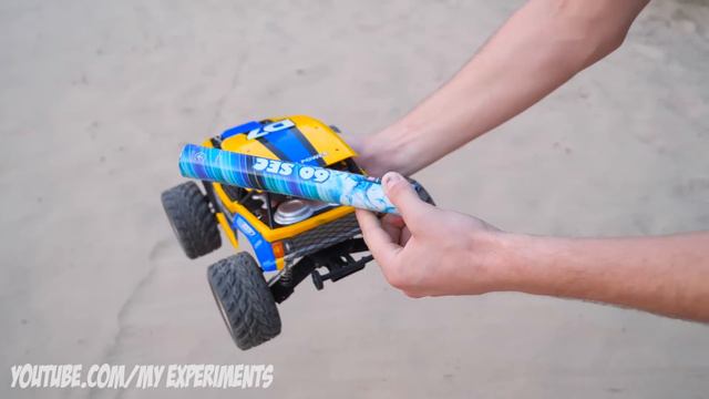 Experiment: Rc Helicopter and Rockets !