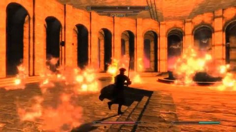 Sir Casimir Boss Fight in Skyrim: Vigilant mod (Bloodborne/Souls)