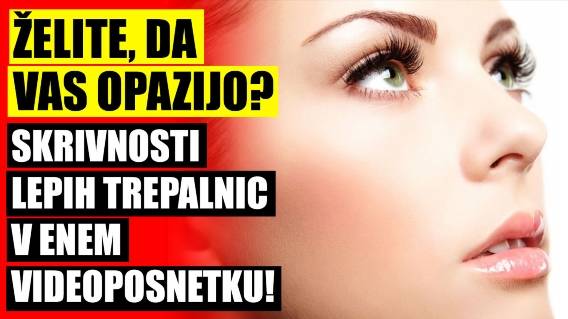 ❕ Hormonsko sredstvo za rast trepalnic