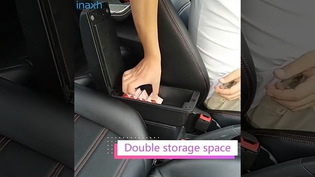 For Opel Corsa D Armrest box For Opel Corsa Car armrest backrest Interior parts storage box