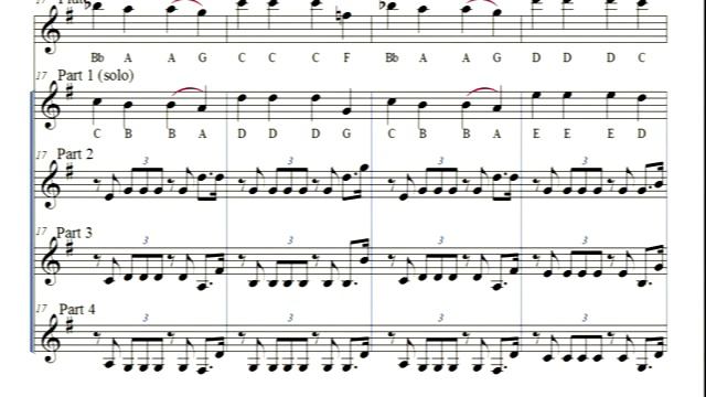 Play "Hark the Herald Angels Sing" on Clarinet, Flute, Trumpet, and/or Violin