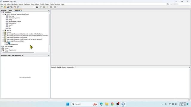 #02 MYSQL Database Configuration In NetBeans 8.0.2 | MYSQL Admin Properties In NetBeans | 1080px