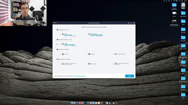 Recuperar Archivos Borrados en MacBook Pro M1 de una USB o Discos Externos con Recoverit