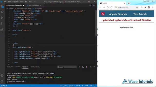 ngSwitch & ngSwitchCase in Angular | Angular 10 Full Tutorial Series | Wave Tutorials
