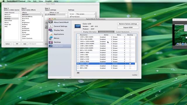 Camtwist Macbook Retina Problem