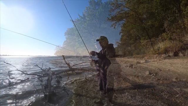 Как поймать много окуней осенью в сильный ветер на спиннинг с берега? Рыбалка с CF Arion 832 LS