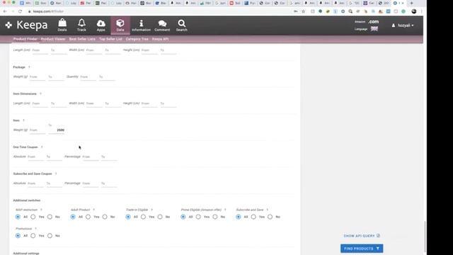 3 _ How to Find Products through Keepa Data Finder_By Huzaifa Ali _Ecomsuccess Pakistan