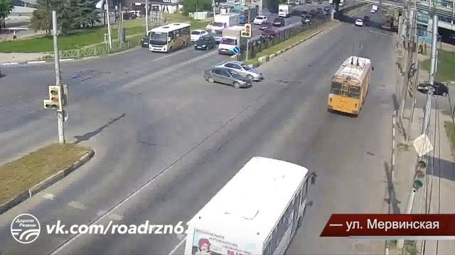 ? ДТП в Рязани ОБЗОРКА  ? Московское ш.  Путепровод Московское ш.  ул. Мервинская