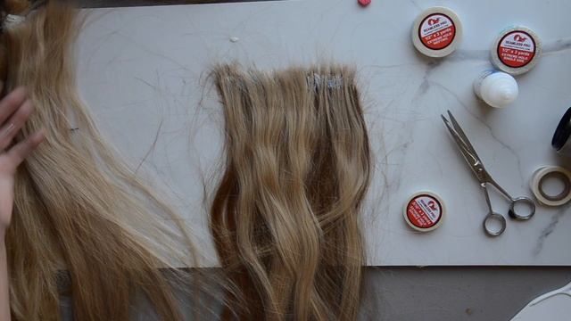HOW TO MAKE A CLOSED SEAMLESS TAPE- IN HAIR WEFT EXTENSION By Hairweftingtape.com