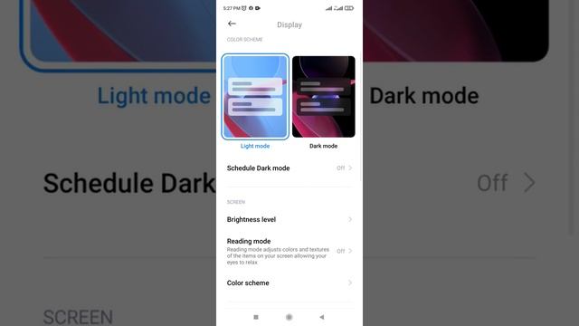 How to fix hide without moving status bar enable on Android phone