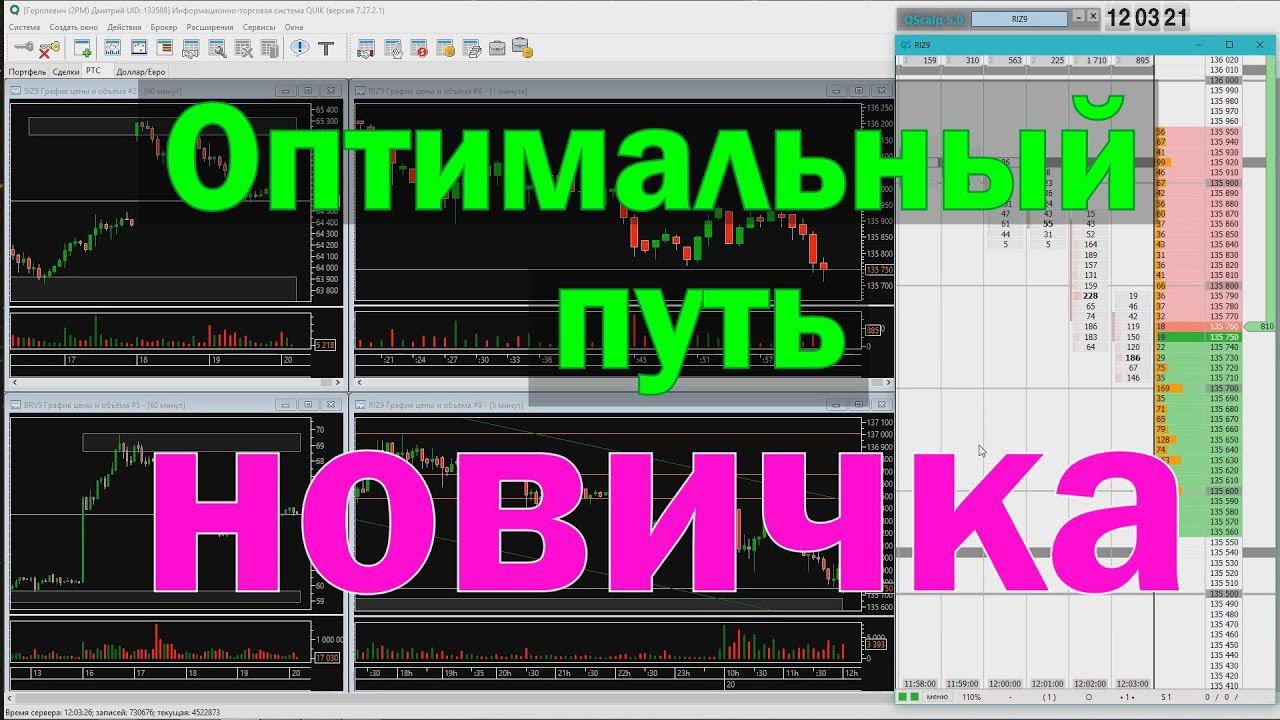 С чего и где начать новичку обучение трейдингу.