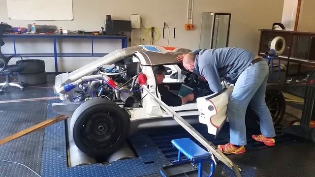 Czank Lotus with turbo charged 1300cc Hayabusa Engine dyno run