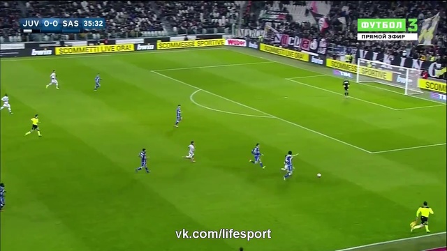 ЮВЕНТУС 1 - 0 САССУОЛО - СЕРИЯ А  - ОБЗОР ОТ GOALTIME