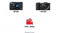 Canon EOS M100 vs Sony Alpha 5100