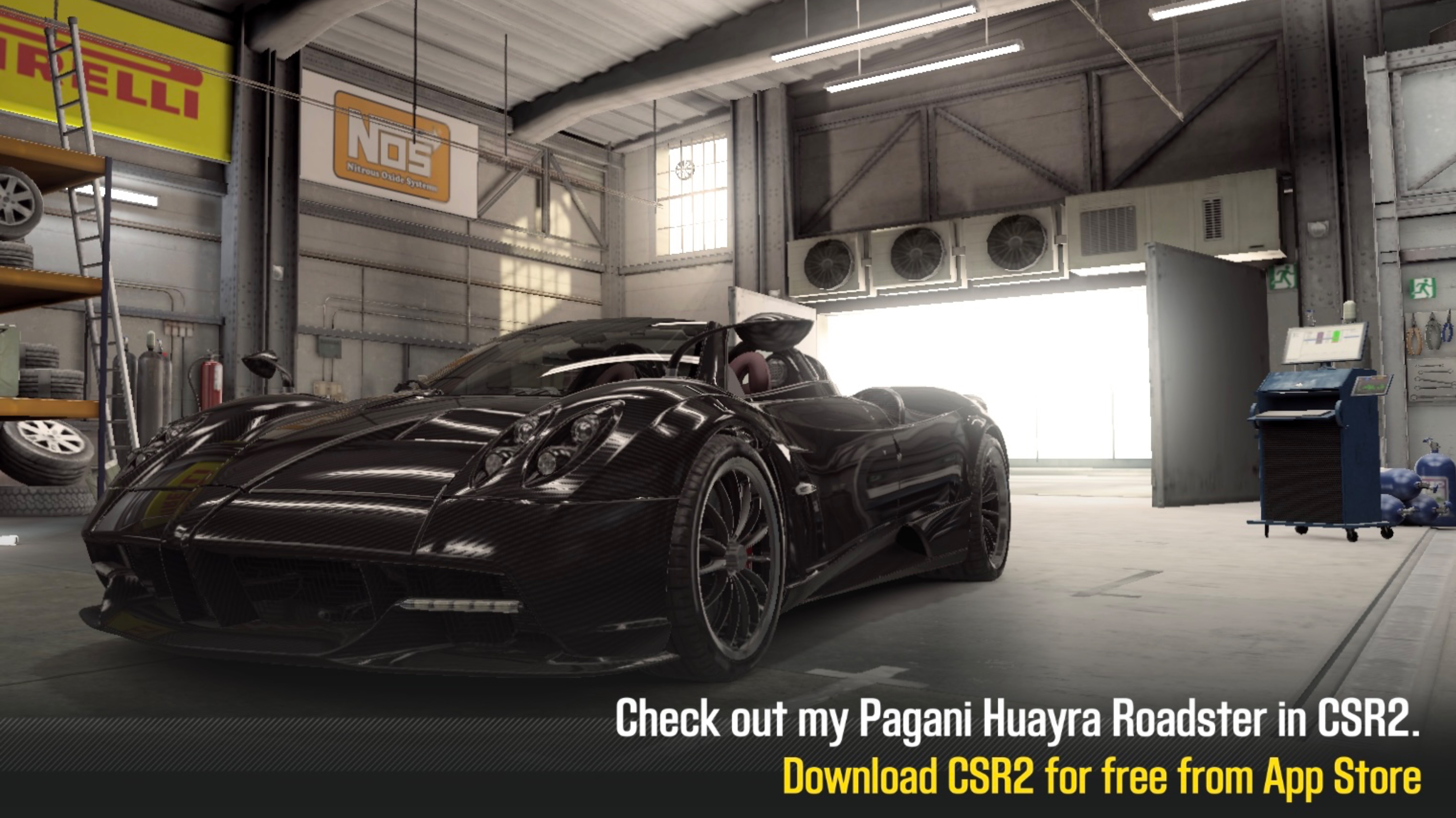 CSR2 - Huayra Roadster (gold) - tune & shift - 7.968