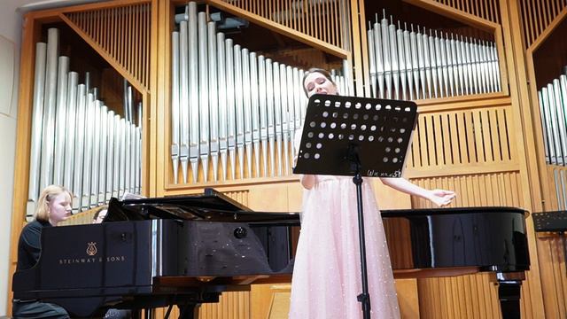Екатерина Бабич исполняет Баркаролу Майкапара. Фортепиано — Дарья Маслова