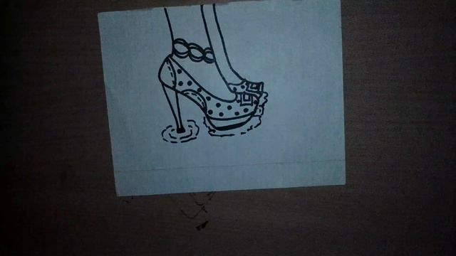 Как нарисовать туфли на каблуках - How to draw high heel shoes - 如何畫高跟鞋 Как нарисовать милые рисунки