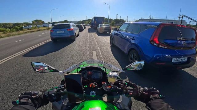 Спасаемся от жары 🏍️🏞️