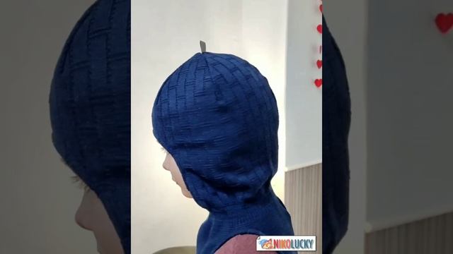 Шапка-шлем "Саша" 20201-02, цвет темно-синий