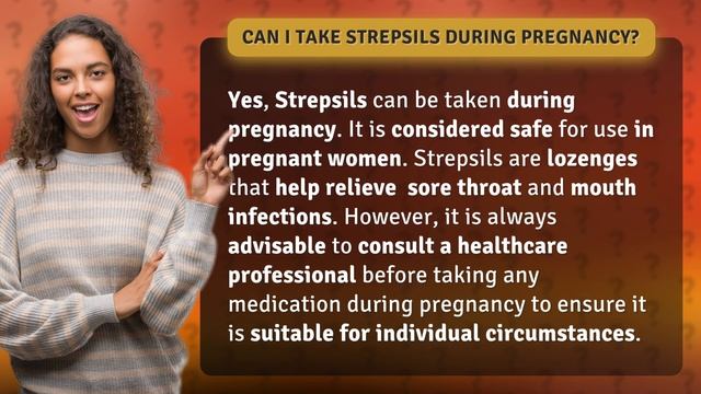 Can I take Strepsils during pregnancy?