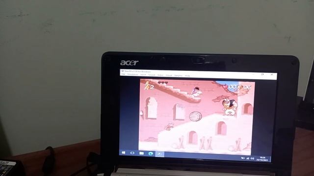 EMULADOR SUPER NINTENDO RODANDO NO ACER ZG5