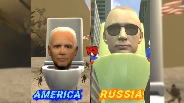 America vs Russia Skibidi Toilet