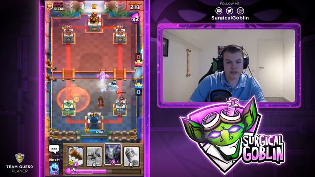 THIS IS BROKEN! 12 WIN X-Bow Ice Wizard Control Deck for Grand Challenges! - Clash Royale