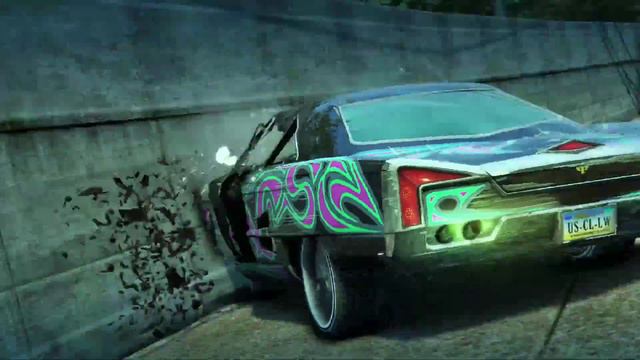 Twisted sister - I wanna rock Burnout Paradise remastered нарезка