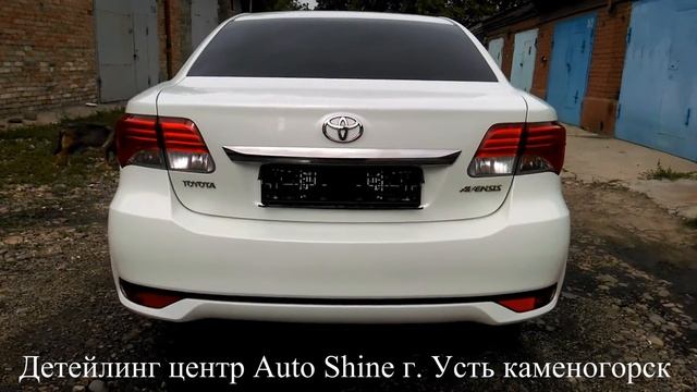 toyota avensis после покрытия жидким стеклом. Детейлинг центр Auto Shine г.Усть-Каменогорск