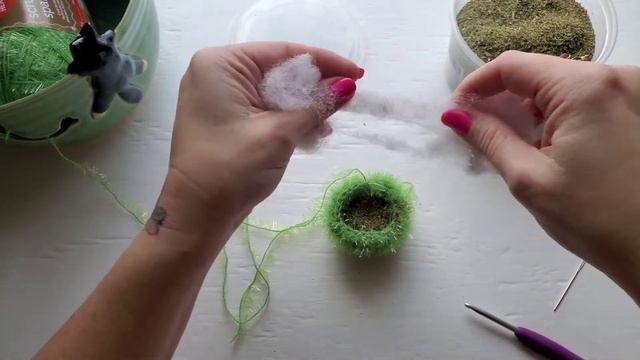Crochet Pattern Tutorial: Sparkly Catnip Ball Cat Toy