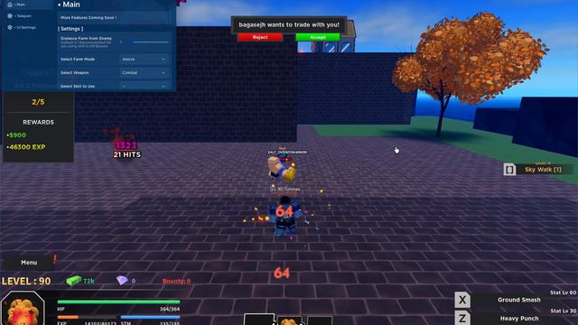 [SEA 2] HAZE PIECE Script / Hack GUI | Auto Farm + Auto Quest | Bring Fruits | Boss Farm & More!