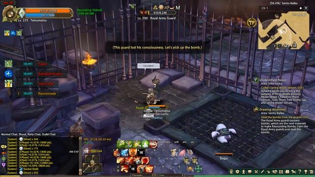 SwordsmanC3/BarbarianC2/FencerC2//Sentry Bailey//Tree of Savior