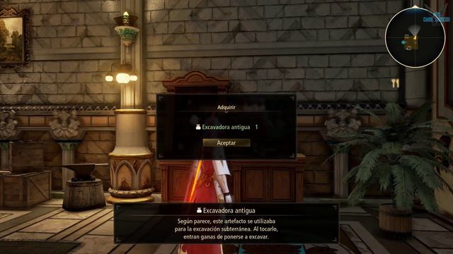 Tales of Arise "Búho Secreto 36 -MENANCIA- Palacio de Autelina - Artefacto: Excavadora Antigua" #21