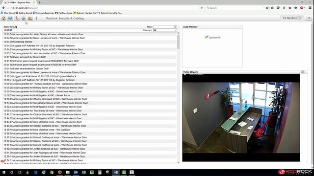 S2 NetBox System Logging In and Overview