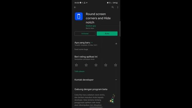 Hide camera cutout Samsung Galaxy A & M series Android 11 / One UI 3 & 3.1