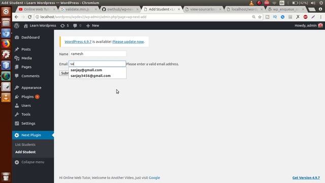 Wordpress Plugin Data & Request Security(#3) | Method: Data Validation i.e Client & Server side
