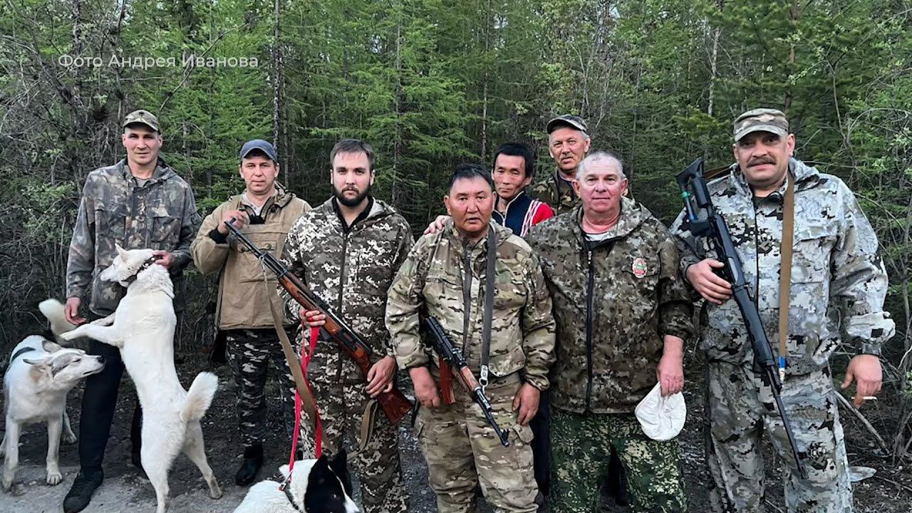 Охотники ликвидировали трёх медведей вблизи Мирного