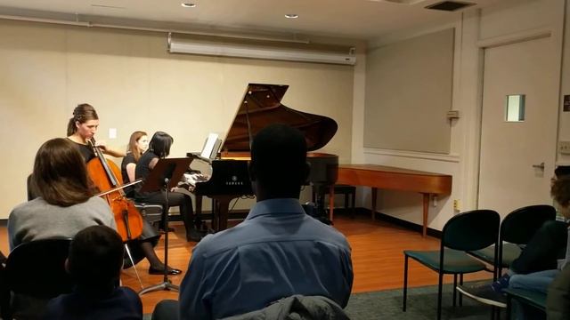 Alyssa Lawson, BU MFA Cello Recital, Sonata in D Minor, Op 40, I Largo