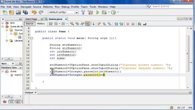 Suma de Dos numeros en JAVA Netbeans 7.2 100% full