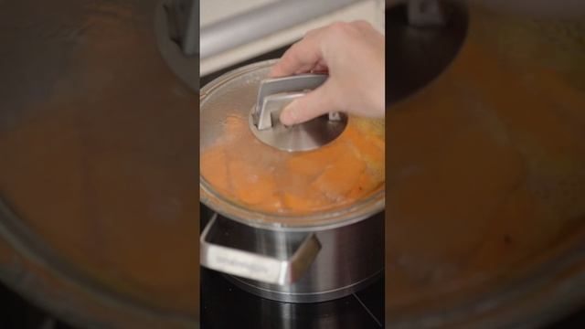 Крем суп из батата с пармезаном и сливками