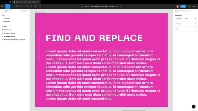 Figma Tips ⚡ - 4 updates not to be missed in 2023