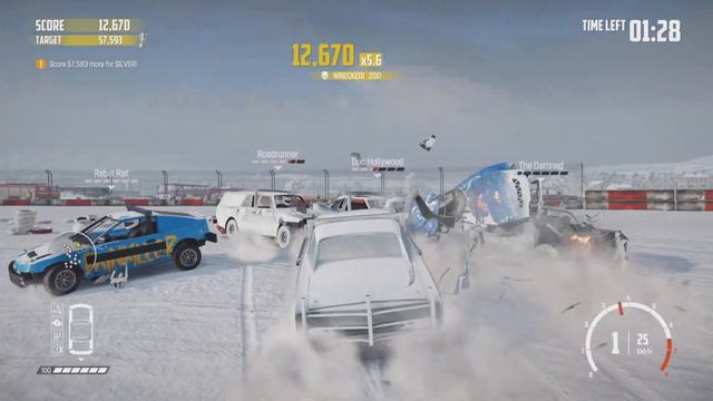 Wreckfest ps5 weekly tournament winter derby gold